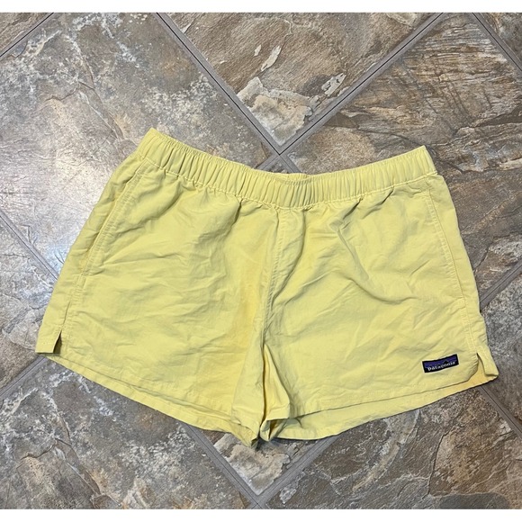 Patagonia Pants - Patagonia Barely Baggies Shorts Womens M Yellow STY57044 Activewear